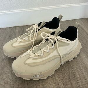 The North Face Offtrail Cream Trail Sneakers with Black Collar